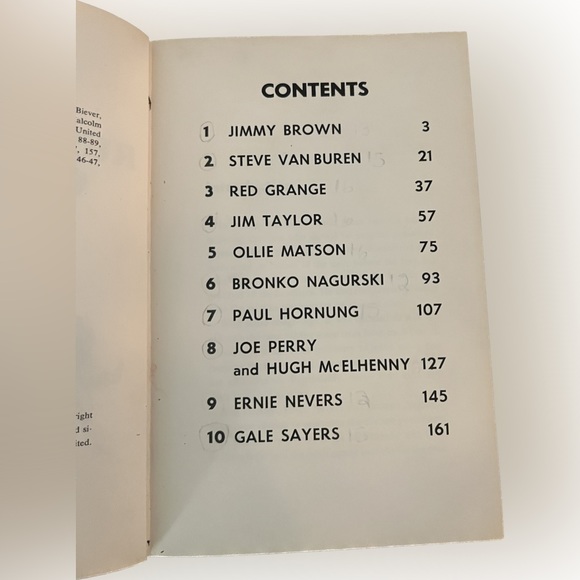 Vintage Great Running Backs of the NFL Book 1966 - Picture 3 of 4